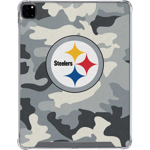 NFL Pittsburgh Steelers Camo iPad Pro 12.9in (2020) Clear Case