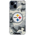 NFL Pittsburgh Steelers Camo iPhone 15 Clear Case