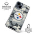 NFL Pittsburgh Steelers Camo iPhone 15 Clear Case