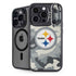NFL Pittsburgh Steelers Camo iPhone 15 Pro Max Kickstand Case