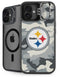 NFL Pittsburgh Steelers Camo iPhone 16 Plus Kickstand Case