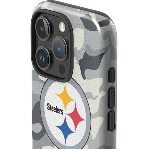 NFL Pittsburgh Steelers Camo iPhone 16 Pro Max Impact Case