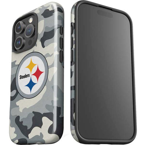 NFL Pittsburgh Steelers Camo iPhone 16 Pro Max Impact Case