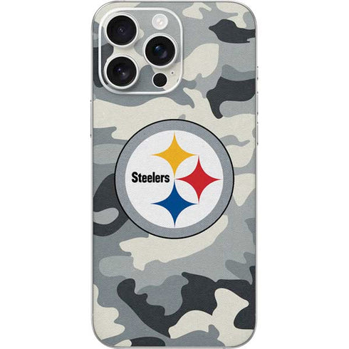 NFL Pittsburgh Steelers Camo iPhone 16 Pro Max Skin