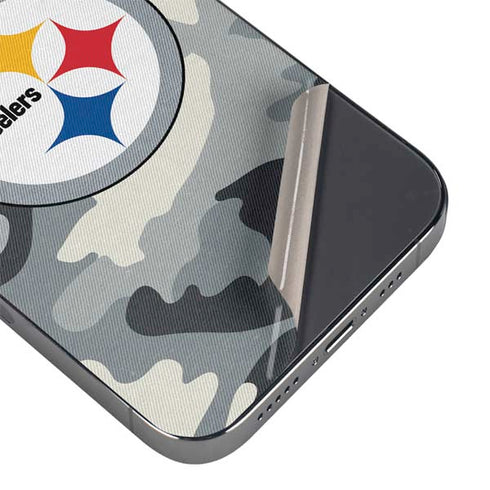 NFL Pittsburgh Steelers Camo iPhone 16 Pro Max Skin