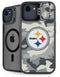 NFL Pittsburgh Steelers Camo iPhone 16e Kickstand Case
