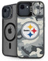 NFL Pittsburgh Steelers Camo iPhone 16e Kickstand Case