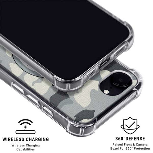 NFL Pittsburgh Steelers Camo iPhone 16e Clear Case