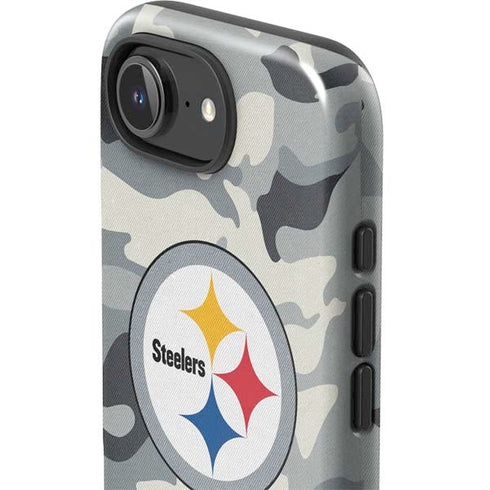 NFL Pittsburgh Steelers Camo iPhone 16e Impact Case