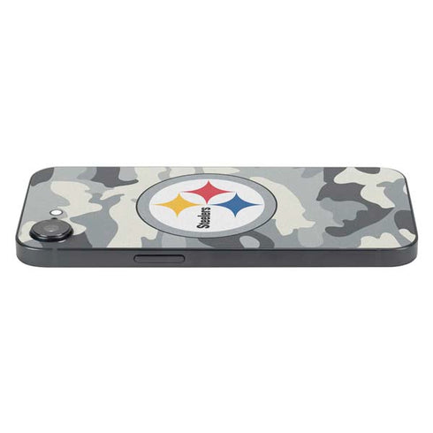 NFL Pittsburgh Steelers Camo iPhone 16e Skin