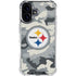 NFL Pittsburgh Steelers Camo iPhone 17 Clear Case
