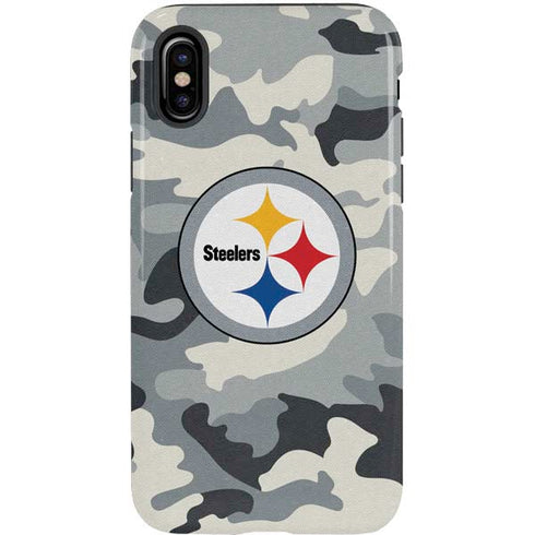 NFL Pittsburgh Steelers Camo iPhone X Pro Case