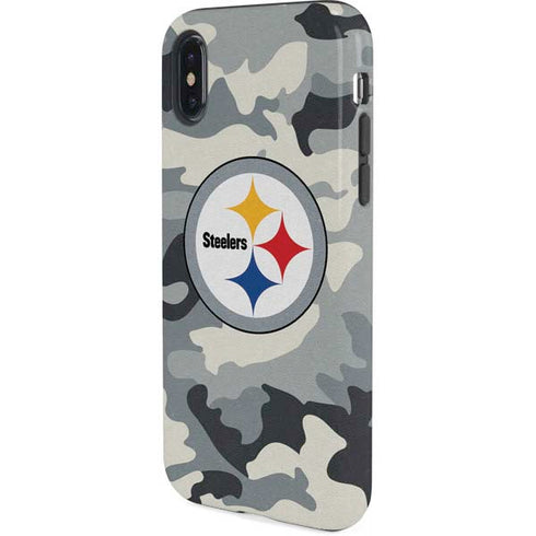 NFL Pittsburgh Steelers Camo iPhone X Pro Case