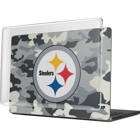 NFL Pittsburgh Steelers Camo MacBook Pro 14in (2021-24) Case plus Skin