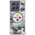 NFL Pittsburgh Steelers Camo Moto G Power 5G (2025) Clear Case