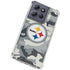NFL Pittsburgh Steelers Camo Moto G Stylus 5G (2025) Clear Case