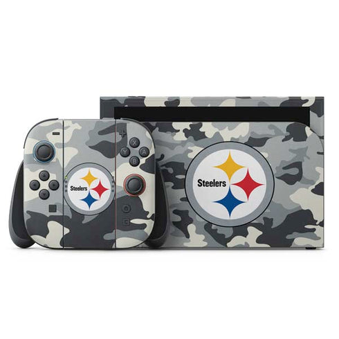 NFL Pittsburgh Steelers Camo Nintendo Skins