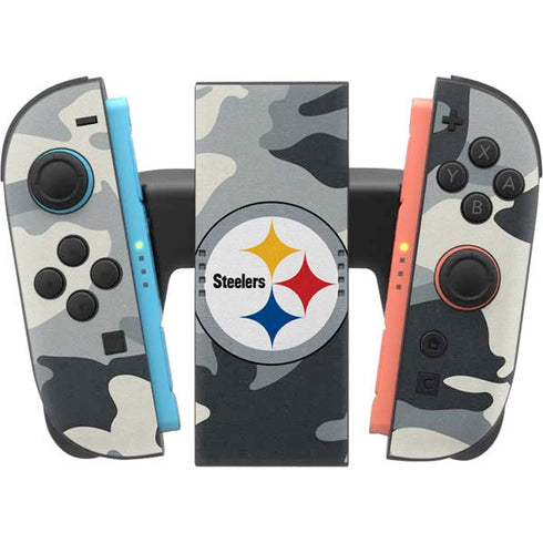 NFL Pittsburgh Steelers Camo Nintendo Switch 2 (2025) Joy-Con Controller Skin