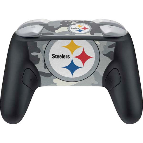 NFL Pittsburgh Steelers Camo Nintendo Switch 2 (2025) Pro Controller Skin