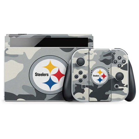 NFL Pittsburgh Steelers Camo Nintendo Skins