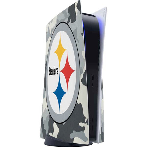 NFL Pittsburgh Steelers Camo PlayStation PS5 Skins
