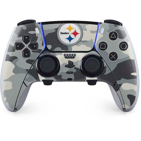 NFL Pittsburgh Steelers Camo PS5 DualSense Edge Pro Controller Skin
