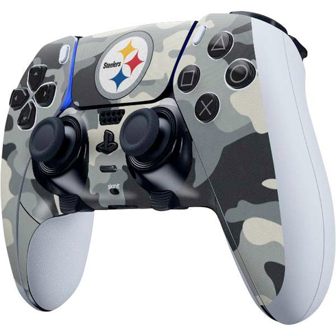 NFL Pittsburgh Steelers Camo PS5 DualSense Edge Pro Controller Skin