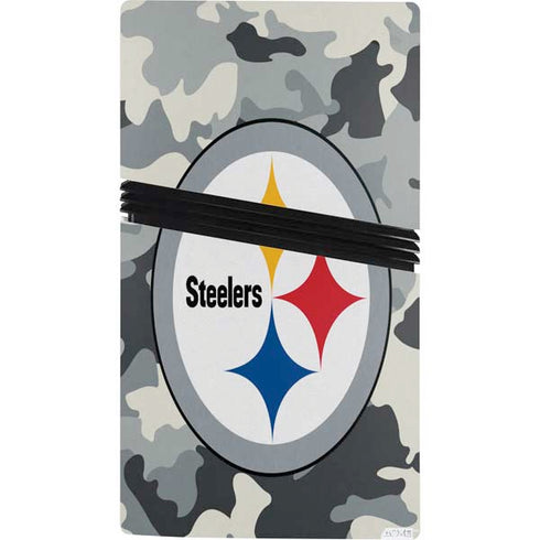 NFL Pittsburgh Steelers Camo PS5 Pro Console Skin
