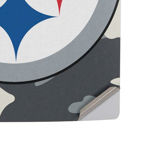 NFL Pittsburgh Steelers Camo PS5 Pro Disk Console Skin