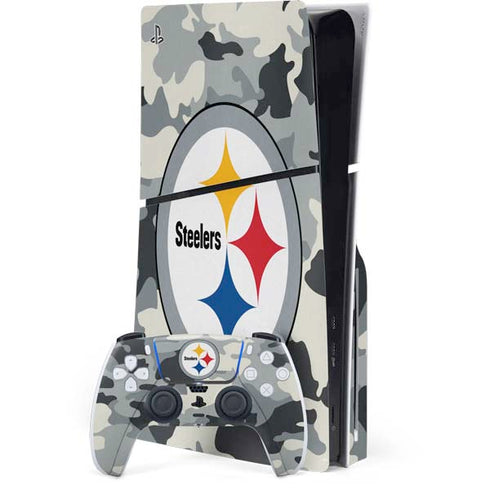 NFL Pittsburgh Steelers Camo PlayStation PS5 Skins