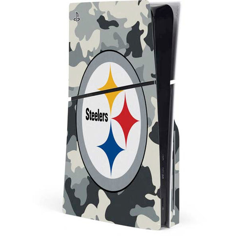NFL Pittsburgh Steelers Camo PlayStation PS5 Skins