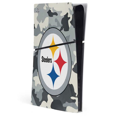 NFL Pittsburgh Steelers Camo PS5 Slim Digital Edition Console Skin