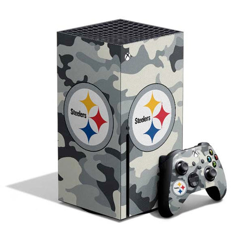 NFL Pittsburgh Steelers Camo Xbox Series X Skins