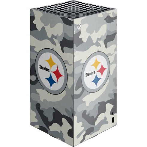 NFL Pittsburgh Steelers Camo XBox Series X Digital Edition Console Skin