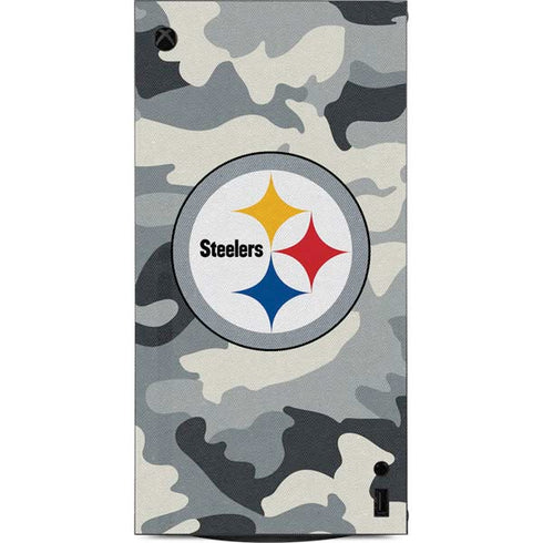 NFL Pittsburgh Steelers Camo XBox Series X Digital Edition Console Skin