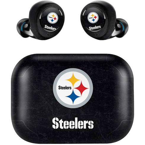 NFL Pittsburgh Steelers Distressed Amazon Echo Buds Skin