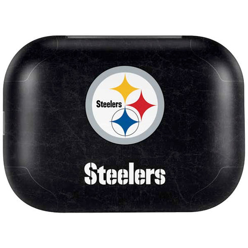 NFL Pittsburgh Steelers Distressed Amazon Echo Buds Skin
