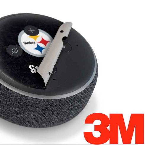NFL Pittsburgh Steelers Distressed Amazon Echo Dot Skin