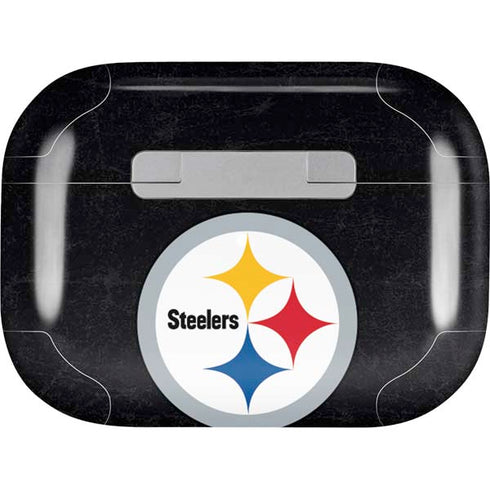 NFL Pittsburgh Steelers Distressed Apple AirPods Pro Skin