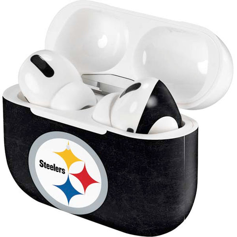 NFL Pittsburgh Steelers Distressed Apple AirPods Pro Skin