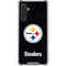 NFL Pittsburgh Steelers Distressed Galaxy A17 Clear Case
