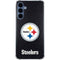NFL Pittsburgh Steelers Distressed Galaxy A35 5G Clear Case