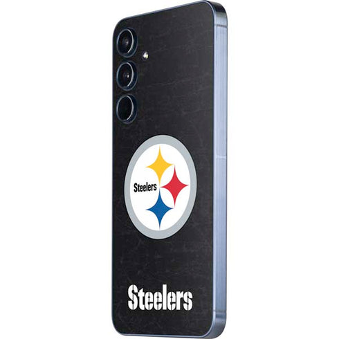 NFL Pittsburgh Steelers Distressed Galaxy A36 5G Skin