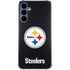 NFL Pittsburgh Steelers Distressed Galaxy A55 5G Clear Case