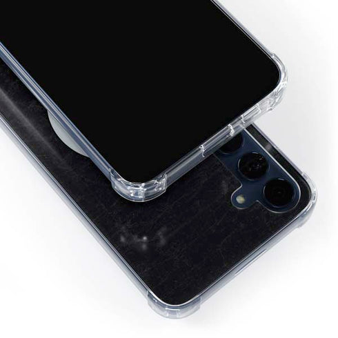 NFL Pittsburgh Steelers Distressed Galaxy A55 5G Clear Case