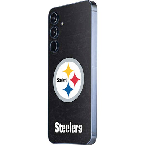 NFL Pittsburgh Steelers Distressed Galaxy A55 5G Skin