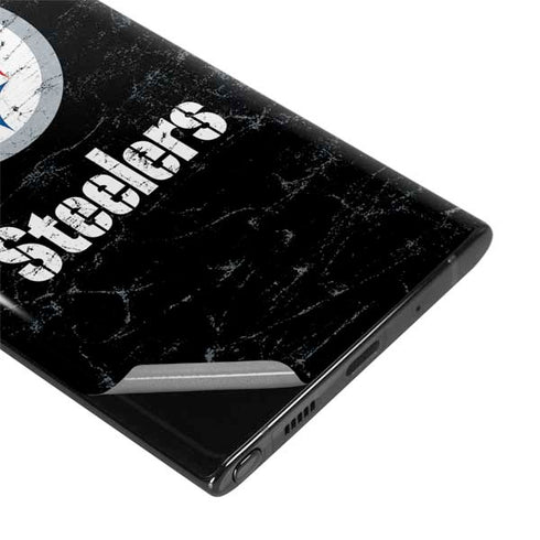 NFL Pittsburgh Steelers Distressed Galaxy Note 10 Plus Skin