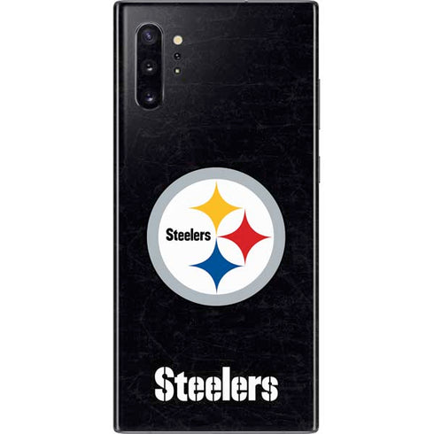 NFL Pittsburgh Steelers Distressed Galaxy Note 10 Plus Skin
