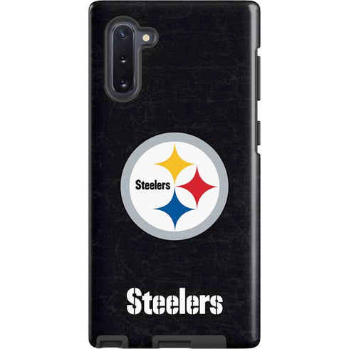NFL Pittsburgh Steelers Distressed Galaxy Cases