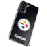 NFL Pittsburgh Steelers Distressed Galaxy S22 Clear Case
